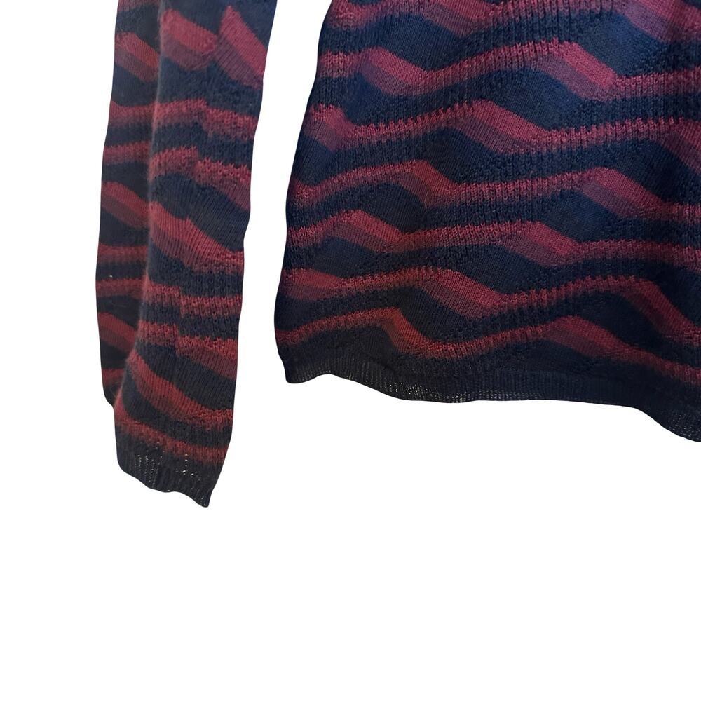 Prada Geometric Chevron Print Pullover Sweater Lo… - image 5